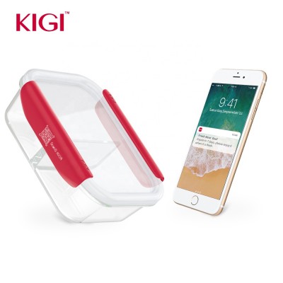 KIGI SmartTrack Divided Multi 2 Compartment Premium Glass Food Meal Prep Storage Containers