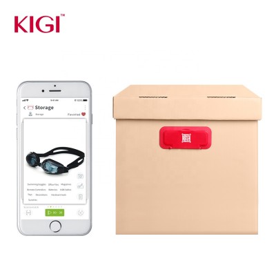 KIGI 75L Large Volume Corrugated Paper Storage Box With Mobile Application Management