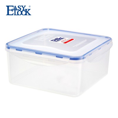 Food Plastic Square Small Container With 4-Side Lock